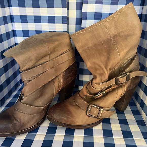 Steve Madden Freeway Leather Boots Women’s Size 8 - Picture 2 of 13